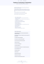 Whole page screenshot of the ContractorFAQ webpage